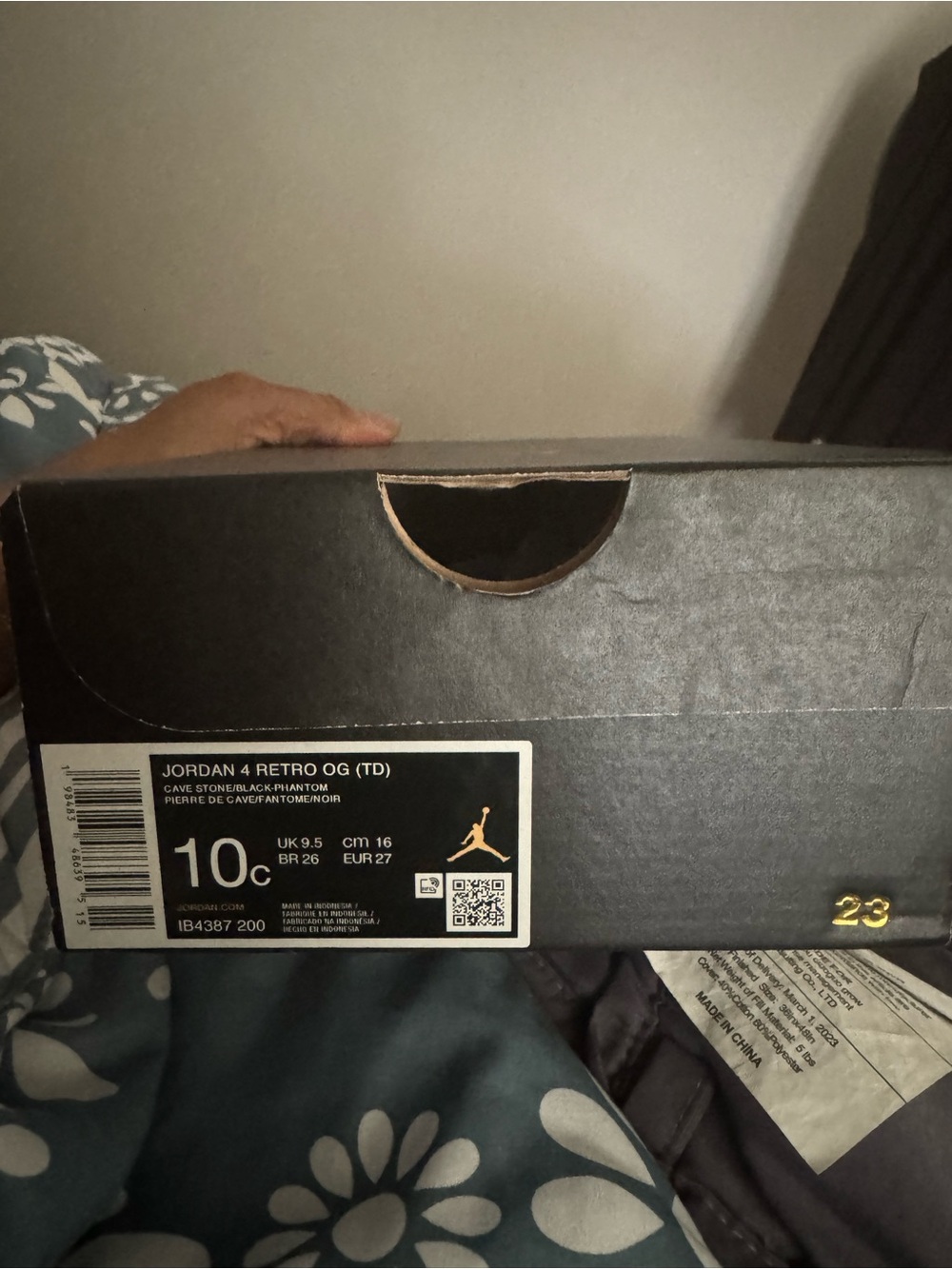 Jordan Kids Grey Suede Retro-Style Sneakers - Picture 7 of 7